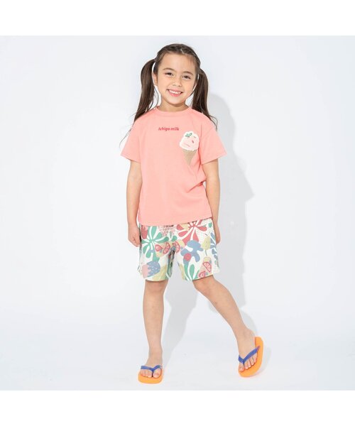 BREEZE(ブリーズ)の「アイス総柄ハーフパンツ 4分丈(その他パンツ・キッズ・レインボー/ブルー/ピンク/イエロー/ターコイズブルー/チャコール/ネイビー/レッド/キナリ/グリーン・140/110/130/100/90/120/80)」の11枚目の写真