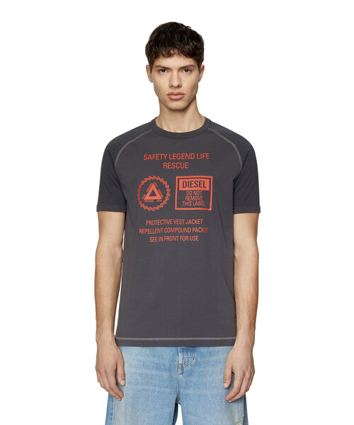 DIESEL（ディーゼル）の「メンズ Tシャツ ラグランスリーブ（Tシャツ