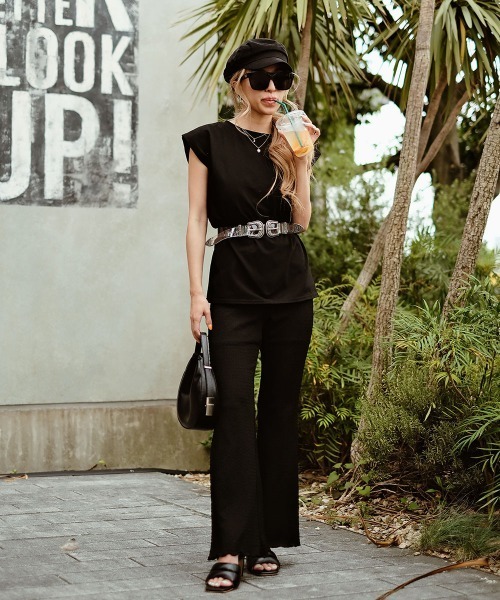 esutoreja（エストレジャ）の「シンプルカットティー（Tシャツ/カットソー・レディース・ホワイト/グリーン・FREE）」の11枚目の写真