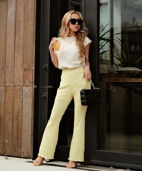 esutoreja（エストレジャ）の「シンプルカットティー（Tシャツ/カットソー・レディース・ホワイト/グリーン・FREE）」の15枚目の写真