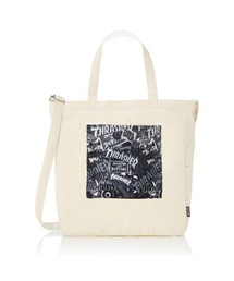 THRASHER | TOTE SHOULDER L BAG THRASHER スラッシャーコットンキャンバストートバッグ ショルダーバッグ 大容量(トートバッグ)