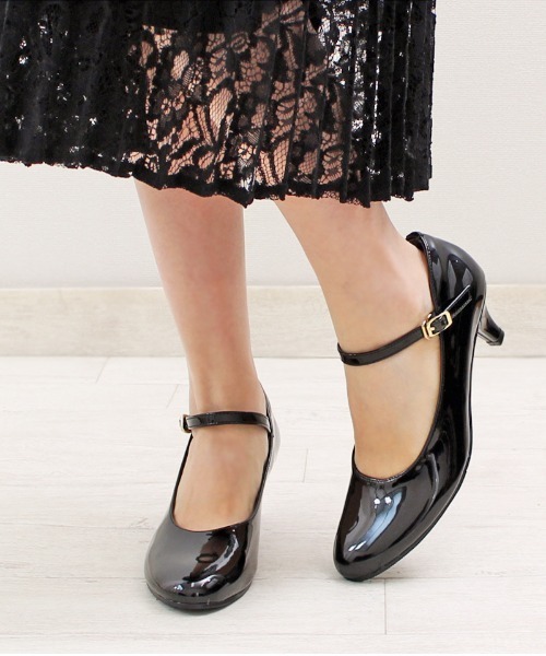 ALETTA(アレッタ)の「ALETTA-アレッタ- 究極のプレーンパンプス -ラウンドトゥ5cmヒール-(パンプス・レディース・グレー/ブラック/ワイン/ブラック系その他/アッシュグレー・23.5cm/23.0cm/24.0cm/24.5cm)」の3枚目の写真