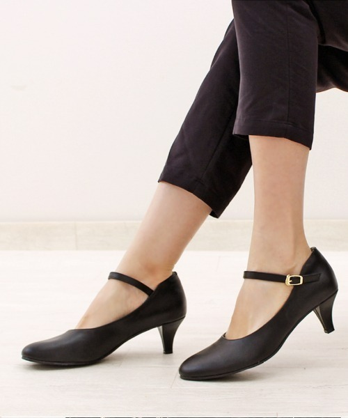 ALETTA(アレッタ)の「ALETTA-アレッタ- 究極のプレーンパンプス -ラウンドトゥ5cmヒール-(パンプス・レディース・グレー/ブラック/ワイン/ブラック系その他/アッシュグレー・23.5cm/23.0cm/24.0cm/24.5cm)」の2枚目の写真