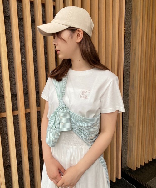 ロゴ刺繍Tee（Tシャツ/カットソー）｜one after another NICE CLAUP