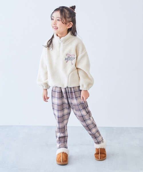 devirock（デビロック）の「RICH WARM 裏シャギー プリント サルエルパンツ（その他パンツ・キッズ・ブラック/ダークグリーン/ネイビー/グレー/カーキ/モカ/グレー系その他/ブラウン系その他/ダークベージュ/その他10/その他11/その他12/ブラック系その他2/ブラック系その他/ブラウン系その他2/グレー系その他2/ブラック系その他3/ベージュ系その他/ブラウン系その他3・80ｃｍ/90cm/110cm/100cm/120cm/130cm/140cm/150cm/160cm）」の21枚目の写真