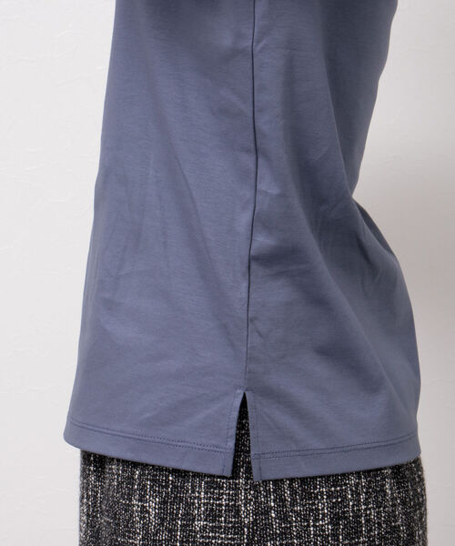 NOLLEY’S（ノーリーズ）の「肩タック5分袖プルオーバーカットソー（Tシャツ/カットソー・レディース・ブラック/グレー/ボルドー・38）」の7枚目の写真