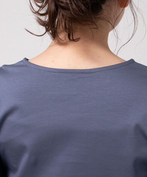 NOLLEY’S（ノーリーズ）の「肩タック5分袖プルオーバーカットソー（Tシャツ/カットソー・レディース・ブラック/グレー/ボルドー・38）」の18枚目の写真