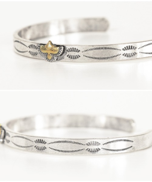jiggys shop(ジギーズショップ)の「ブラス製 ネイティブナバホプレートバングルブレスレット(バングル/リストバンド・メンズ・その他・FREE)」の3枚目の写真