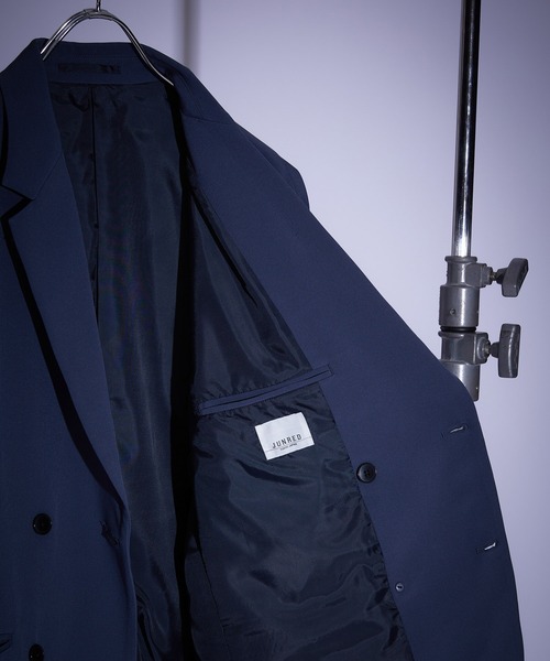 JUNRED（ジュンレッド）の「スムースタッチルーズダブルジャケット（テーラードジャケット・メンズ・チャコールグレー/グレー系その他/ブルー系その他4/グレー・S/M/L）」の15枚目の写真