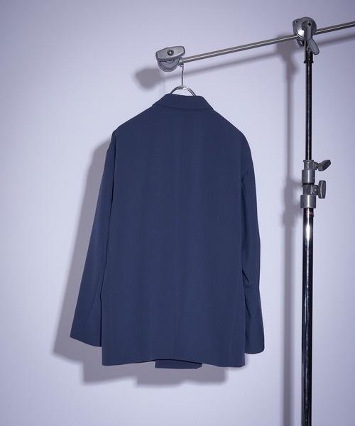 JUNRED（ジュンレッド）の「スムースタッチルーズダブルジャケット（テーラードジャケット・メンズ・チャコールグレー/グレー系その他/ブルー系その他4/グレー・S/M/L）」の17枚目の写真