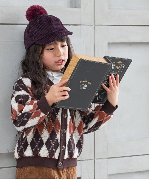 MAKE YOUR DAY（メイクユアデイ）の「梵天付きキャップ（キャップ・キッズ・キャメル/サックスブルー/ブラウン/パープル・M/S/L/XS）」の15枚目の写真