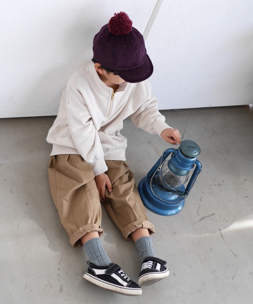 MAKE YOUR DAY（メイクユアデイ）の「梵天付きキャップ（キャップ・キッズ・キャメル/サックスブルー/ブラウン/パープル・M/S/L/XS）」の20枚目の写真