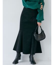 MURUA | 【WEB限定】コーデュロイナローマーメイドスカート(スカート)