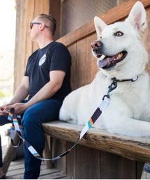 WOLFGANG MAN＆BEAST（ウルフギャングマンアンドビースト）の「WOLFGANG/ウルフギャング 犬用 リード BigShock Leash M WL-002-75（リード/ハーネス/首輪）」