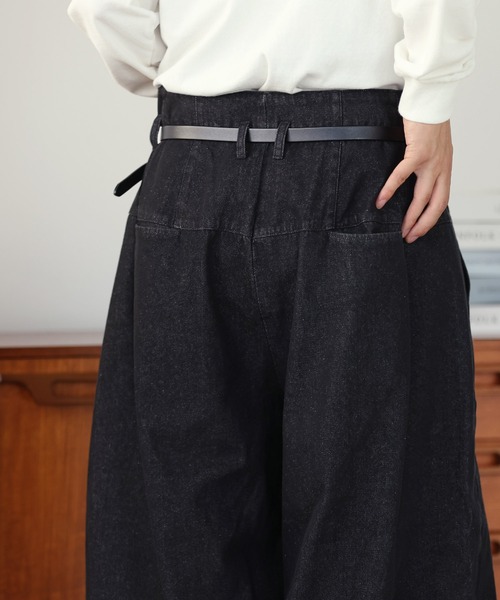 Aphlotus（アプロタス）の「ワイド バギーデニムパンツ（デニムパンツ・メンズ・ブラック/ブラック系その他/カーキ/テラコッタ/ライトインディゴブルー/ブラック系その他2/ホワイト系その他・MEDIUM/LARGE）」の15枚目の写真