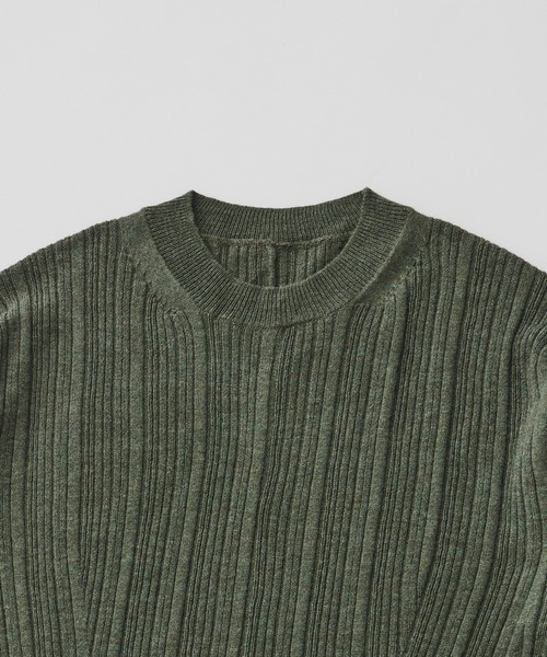 CEL ANSWER（シーイーエルアンサー）の「フレアロングニットワンピース（ワンピース・レディース・グリーン/ブラック・FREE）」の19枚目の写真