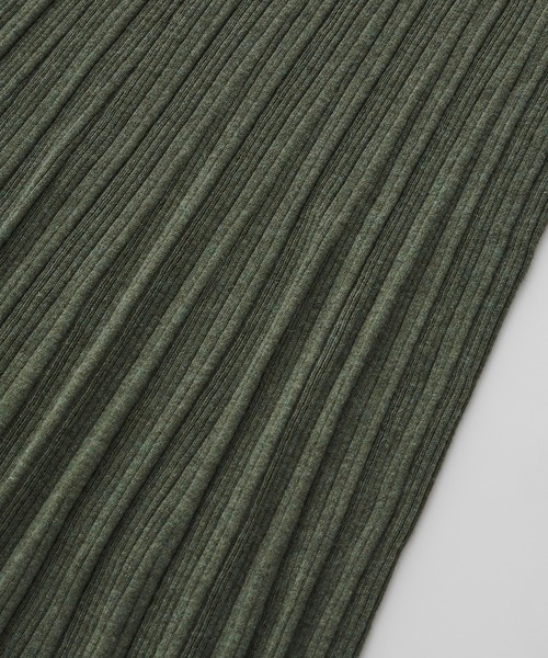 CEL ANSWER（シーイーエルアンサー）の「フレアロングニットワンピース（ワンピース・レディース・グリーン/ブラック・FREE）」の21枚目の写真