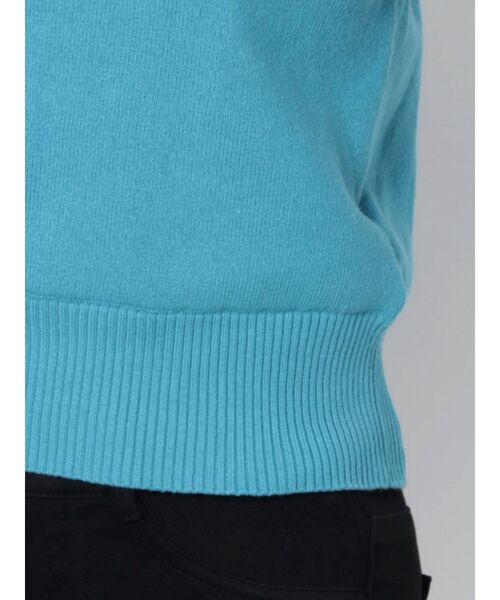 EMODA（エモダ）の「バックタイコンパクトトップ（ニット/セーター・レディース・ベージュ/ブルー/ブラック・FREE）」の17枚目の写真