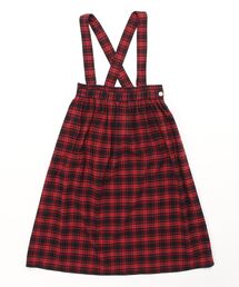 bulle de savon | ウール/コットン check 吊りスカート(スカート)