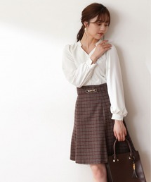 PROPORTION BODY DRESSING | 【美人百花11月号タイアップ 休井美郷さん着用商品】ビットベルトミニスカート / 1212220003(スカート)