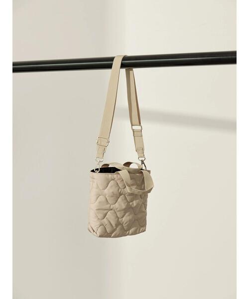 AMERICAN HOLIC（アメリカンホリック）の「キルティングBAG（ショルダーバッグ・レディース・アイボリー/カーキ/ブラック・FREE）」の7枚目の写真
