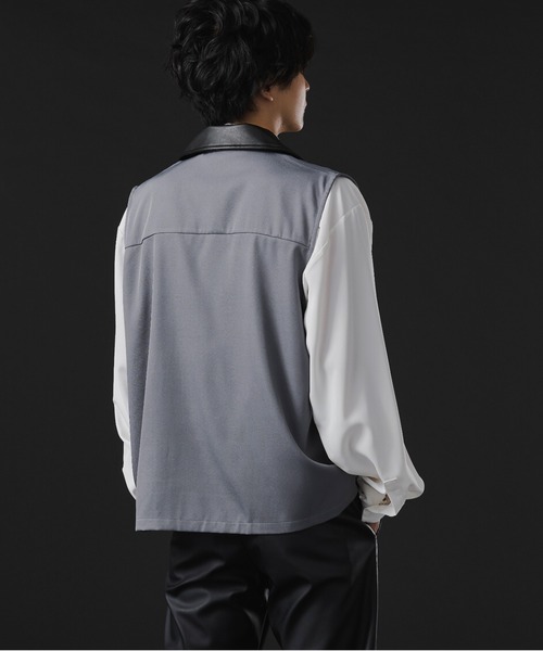 Ellno Loset(エルノロゼット)の「タイロッケンジレ(ベスト・メンズ・ブラック系その他/ブラック/ブルーグレー・MEDIUM/LARGE)」の13枚目の写真