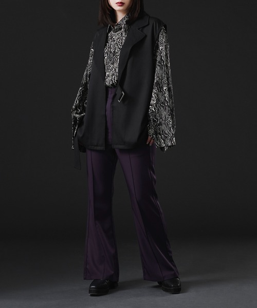 Ellno Loset(エルノロゼット)の「タイロッケンジレ(ベスト・メンズ・ブラック系その他/ブラック/ブルーグレー・MEDIUM/LARGE)」の10枚目の写真