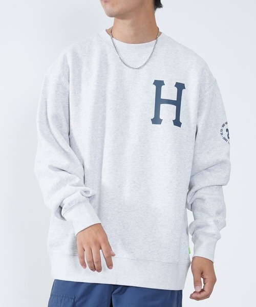 グレー スウェット トレーナー HUF ハフ グレー スウェット トレーナー HUF ハフ HUF グレー スウェット