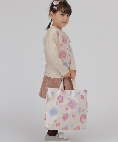 HAKKA KIDS（ハッカキッズ）の「オリジナルプリントレッスンバッグ（トートバッグ・キッズ・グレー/オフホワイト/ブルー/ピンク・FREE）」の10枚目の写真