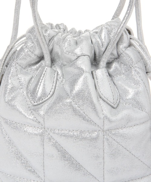 niko and...（ニコアンド）の「オリジナル2WAY巾着ショルダーバッグ（ショルダーバッグ・レディース・その他1/アイボリー/グリーン/ブラック/グレー/チャコール/セージグリーン・0）」の8枚目の写真