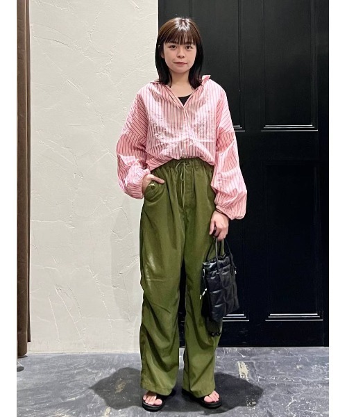 niko and...（ニコアンド）の「オリジナル2WAY巾着ショルダーバッグ（ショルダーバッグ・レディース・その他1/アイボリー/グリーン/ブラック/グレー/チャコール/セージグリーン・0）」の15枚目の写真