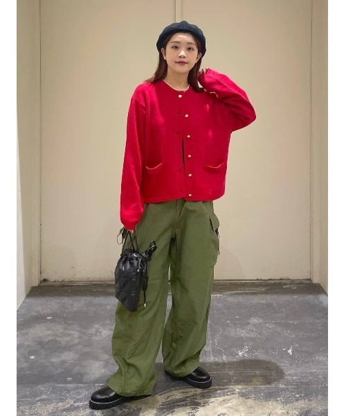 niko and...（ニコアンド）の「オリジナル2WAY巾着ショルダーバッグ（ショルダーバッグ・レディース・その他1/アイボリー/グリーン/ブラック/グレー/チャコール/セージグリーン・0）」の14枚目の写真