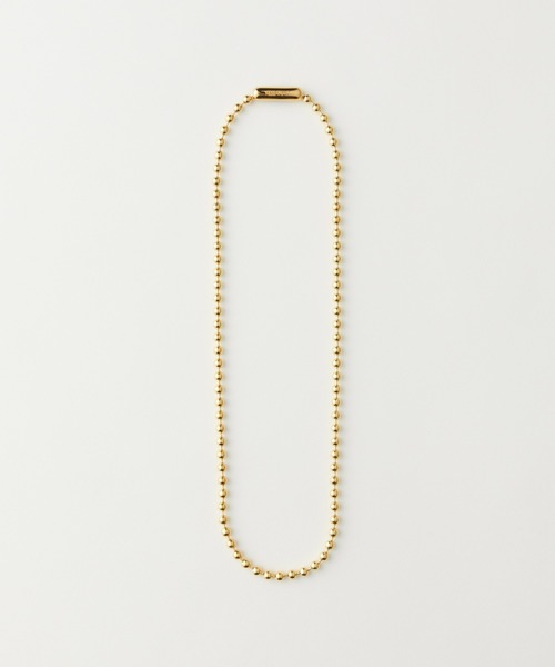 AMBUSH ビーズネックレス シルバー ゴールド 中古・古着通販】AMBUSH (アンブッシュ) シルバーネックレス ゴールド