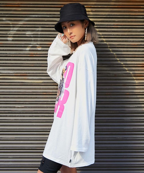 babyShoop(ベイビーシュープ)の「リアルタイガー長袖TOPS(Tシャツ/カットソー・レディース・ホワイト/ブラック・FREE)」の11枚目の写真