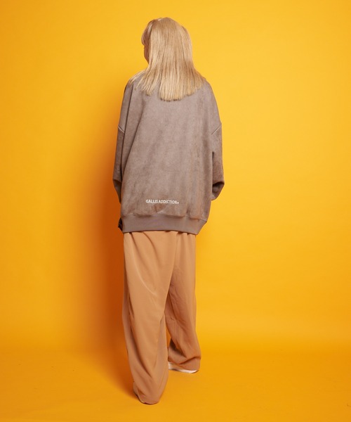 GALLIS ADDICTION（ガリスアディクション）の「GA SUEDE LIPS-PHOTO CREW（スウェット・メンズ・モカ/アイボリー/ブラック・M/L）」の18枚目の写真