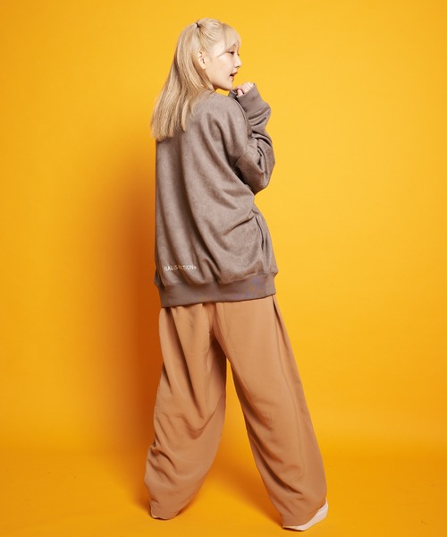 GALLIS ADDICTION（ガリスアディクション）の「GA SUEDE LIPS-PHOTO CREW（スウェット・メンズ・モカ/アイボリー/ブラック・M/L）」の17枚目の写真