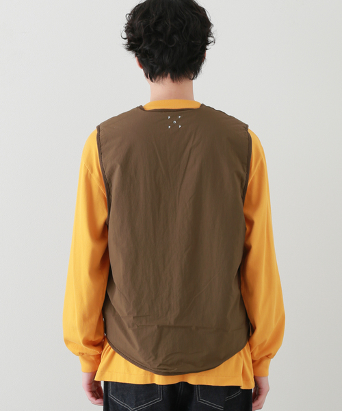 POP TRADING COMPANY(ポップトレーディングカンパニー)の「【POP TRADING COMPANY】harold reversible vest(ブルゾン・メンズ・ブラウン・LARGE/X-LARGE)」の16枚目の写真