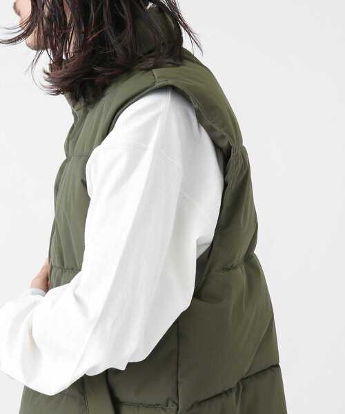 URBAN RESEARCH Sonny Label（アーバンリサーチサニーレーベル）の「『撥水』CORDURA中綿ベスト（ダウンベスト・メンズ・ブラック/カーキ・MEDIUM/LARGE）」の20枚目の写真