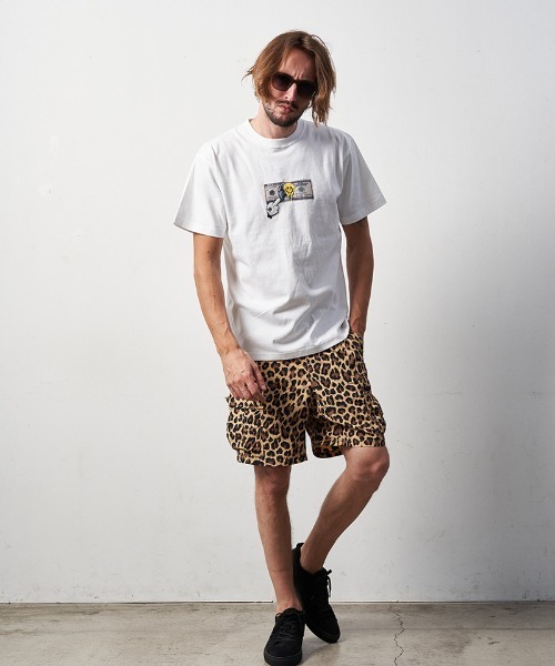 STUD MUFFIN（スタッドマフィン）の「mt8090-5.6ozコットン天竺 DOLLAR パッチ SS Tシャツ（Tシャツ/カットソー・メンズ・ホワイト/ブラック/ミント・2/4/3）」の14枚目の写真