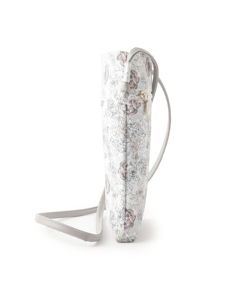 LAURA ASHLEY（ローラアシュレイ）の「クランズフォード柄 モバイルショルダー（ショルダーバッグ・レディース・グレー系・00）」の3枚目の写真