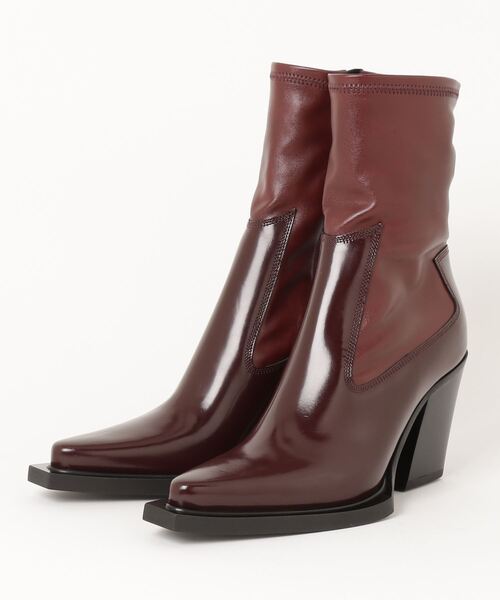 DIESEL（ディーゼル）の「レディース カウレザー ストレッチ ショート