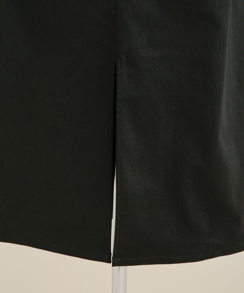 NANO universe（ナノユニバース）の「LB.04/裏起毛素材 ベルト付スカート（スカート・レディース・ホワイト/ブラック/ベージュ/マスタード・FREE）」の11枚目の写真