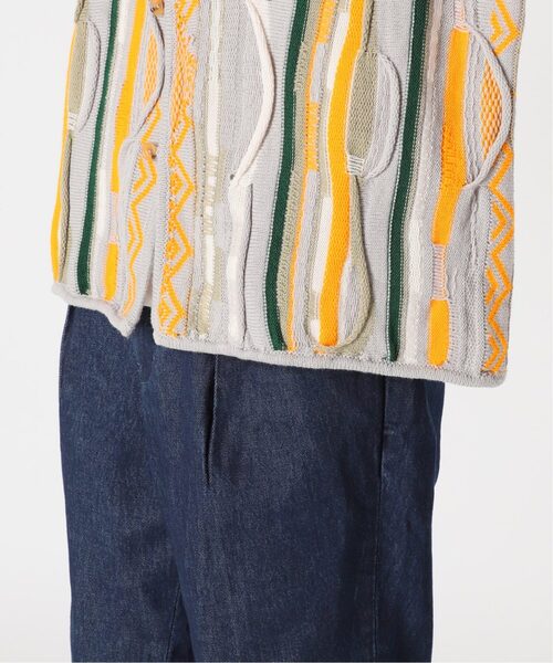 JOURNAL STANDARD relume（ジャーナルスタンダード　レリューム）の「CALIFORNIA 3D ニットシャツ（カーディガン/ボレロ・メンズ・ライトグレー/ブラック/ベージュ・LARGE/MEDIUM）」の18枚目の写真