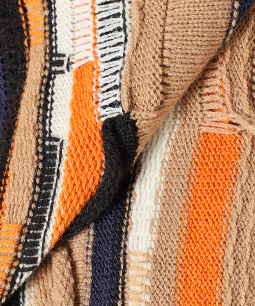 JOURNAL STANDARD relume（ジャーナルスタンダード　レリューム）の「CALIFORNIA 3D ニットシャツ（カーディガン/ボレロ・メンズ・ライトグレー/ブラック/ベージュ・LARGE/MEDIUM）」の15枚目の写真