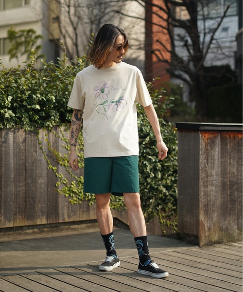 BANKS（バンクス）の「DESIGN TEE/BANKS(バンクス)半袖Tシャツ（Tシャツ/カットソー・メンズ・サンドグレー/オフホワイト・LARGE/X-LARGE/MEDIUM）」の12枚目の写真