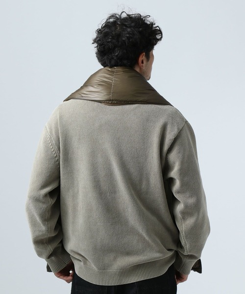 BAYFLOW（ベイフロー）の「【NANGA Mt.&Sea(ナンガ マウントアンドシー)】ダウンケープ（ダウンベスト・メンズ・オレンジ/カーキ・FREE）」の6枚目の写真