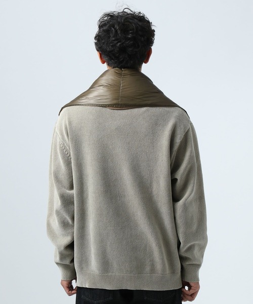 BAYFLOW（ベイフロー）の「【NANGA Mt.&Sea(ナンガ マウントアンドシー)】ダウンケープ（ダウンベスト・メンズ・オレンジ/カーキ・FREE）」の9枚目の写真