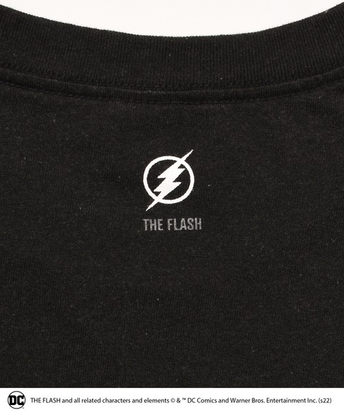 BACK TO THE FIELD（バック トゥー ザ フィールド）の「【DC/THE FLASH】ヴィンテージ加工Tシャツ（Tシャツ/カットソー・レディース・ブラック・FREE）」の4枚目の写真