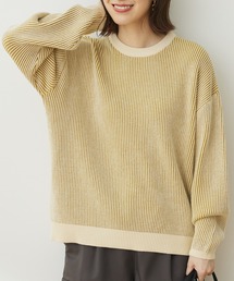 Green　Parks | ストライプジャガードニットプルオーバー(ニット/セーター)