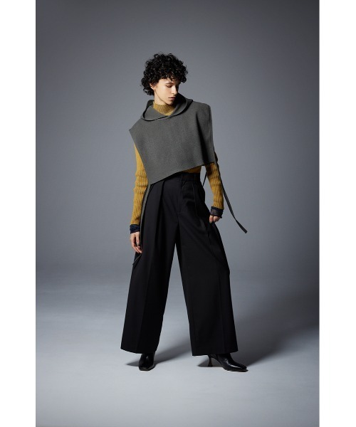 AZUL by moussy(アズールバイマウジー)の「【PLUS】2TUCK TROUSERS/【PLUS】2タックトラウザー(その他パンツ・レディース・ピンク/ブラック/グレー・SMALL/MEDIUM)」の7枚目の写真